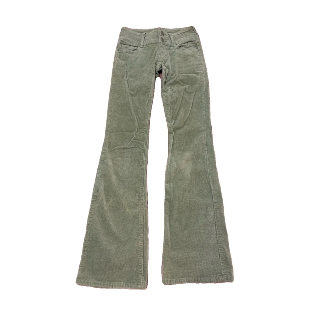 PacSun Low-rise Olive Flare & Wide Leg Jeans